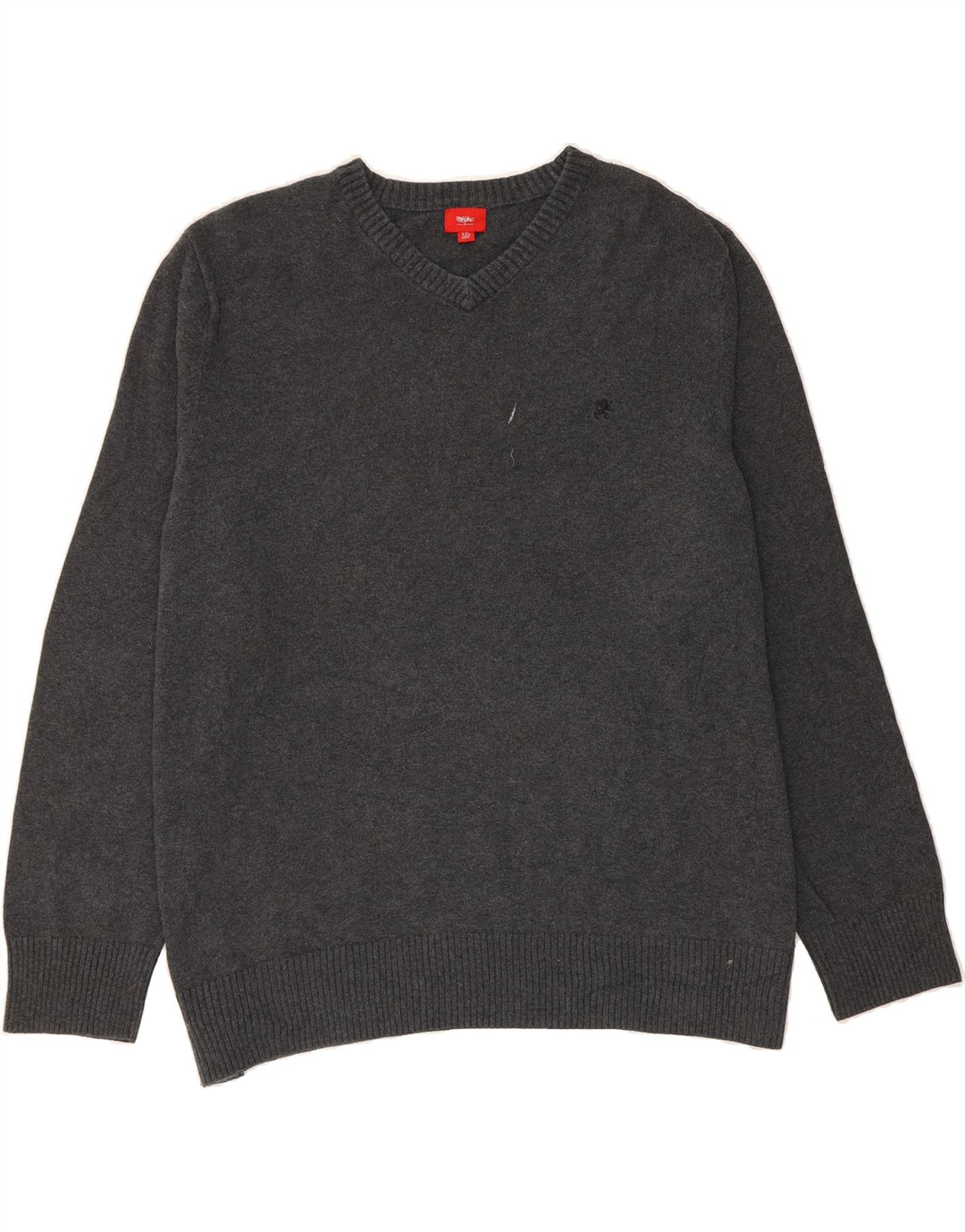 MOSSIMO Mens V-Neck Jumper Sweater 2XL Grey Cotton Vintage Mossimo and Second-Hand Mossimo from Messina Hembry 
