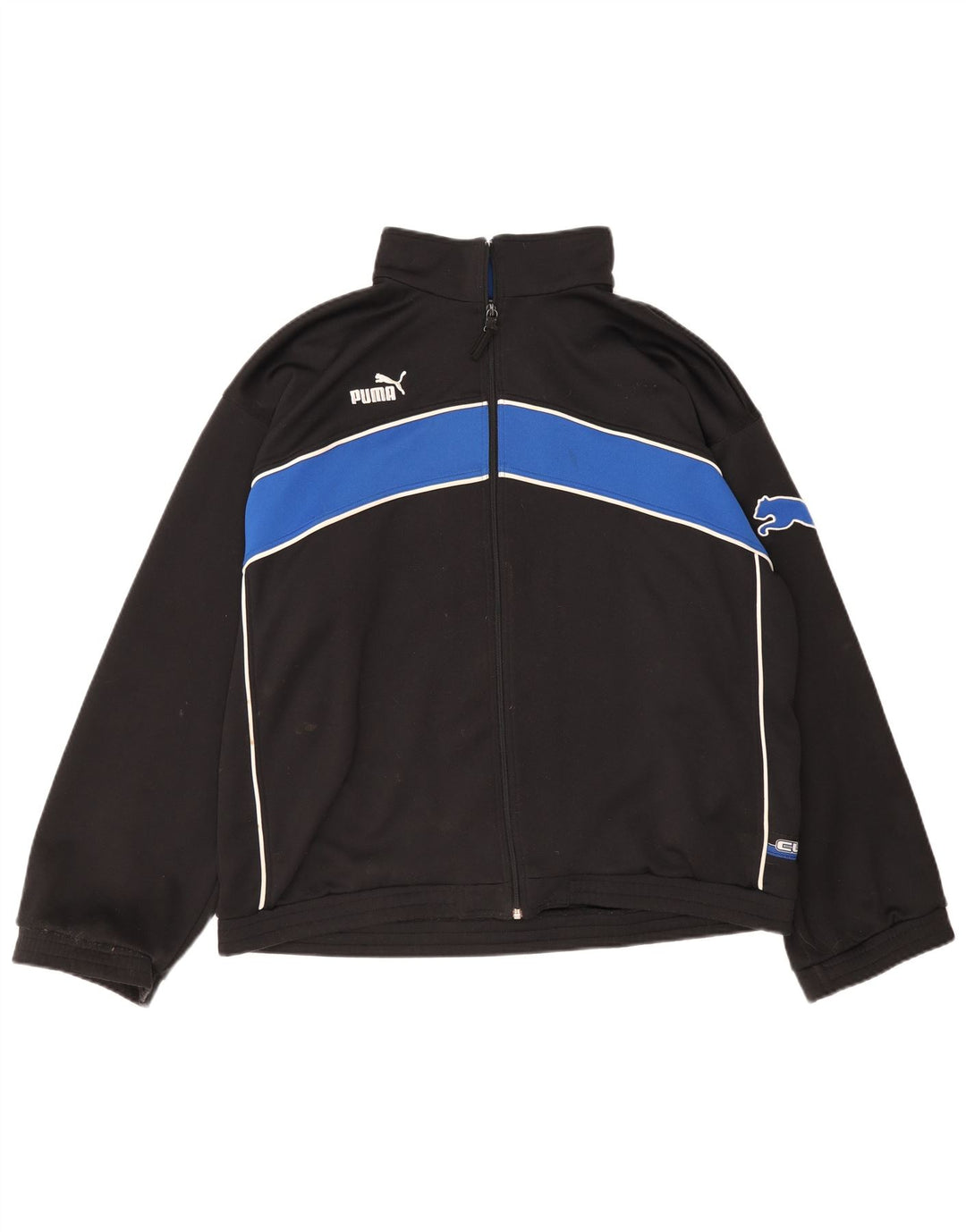 Puma Træningsdragt til mænd Topjakke Stor Sort Colourblock Polyester Sports