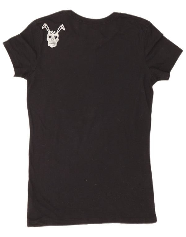 Vans Grafisk T-Shirt Top UK 12 Medium Sort Bomuld