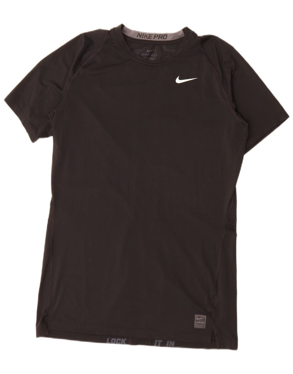 Nike herre Dri Fit T-shirt top 2XL sort polyester