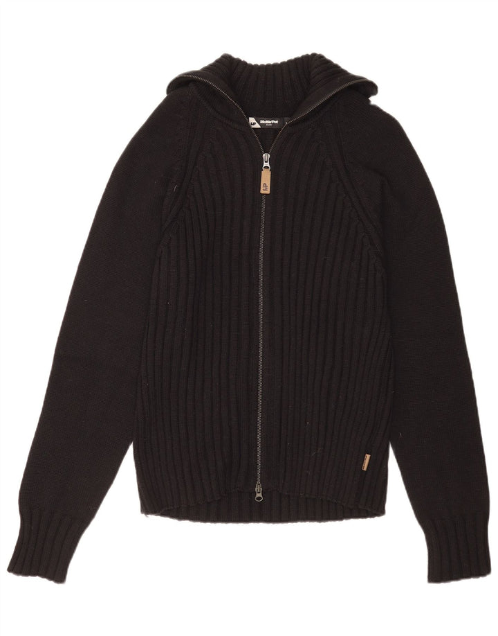 Meltin' Pot Herre cardigan sweater Medium Sort Uld