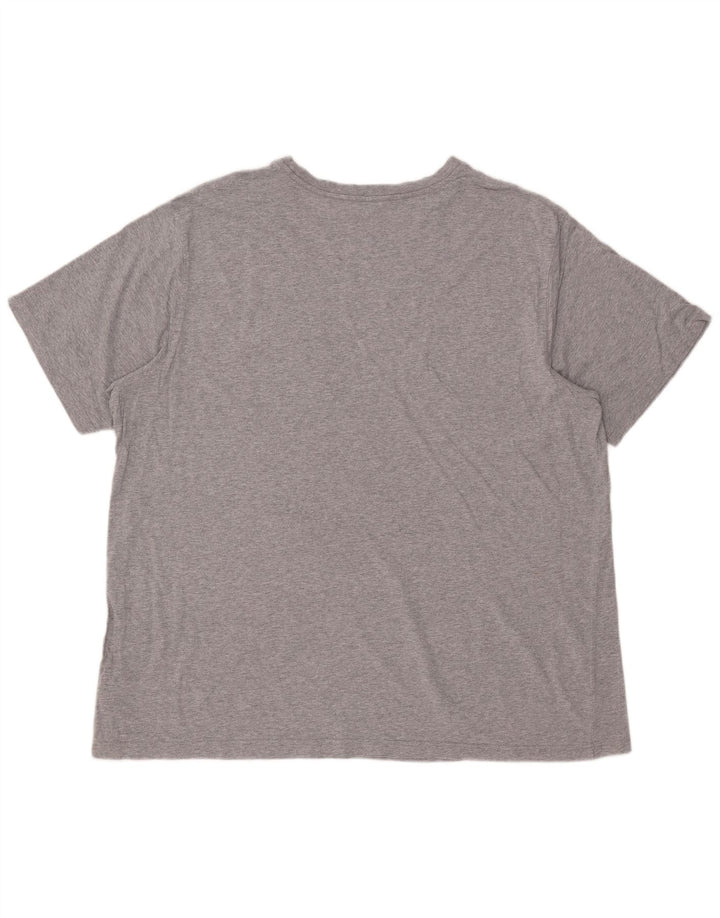 EDDIE BAUER Herre T-Shirt Top 2XL Grå Bomuld