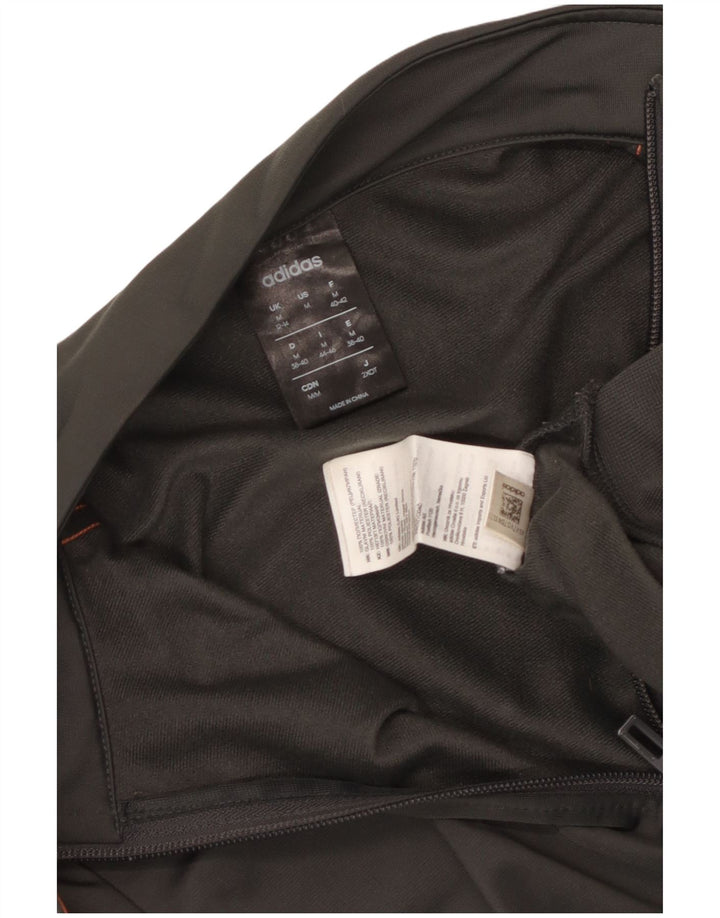 Adidas træningsdragt topjakke til kvinder UK 12/14 mellemgrå polyester