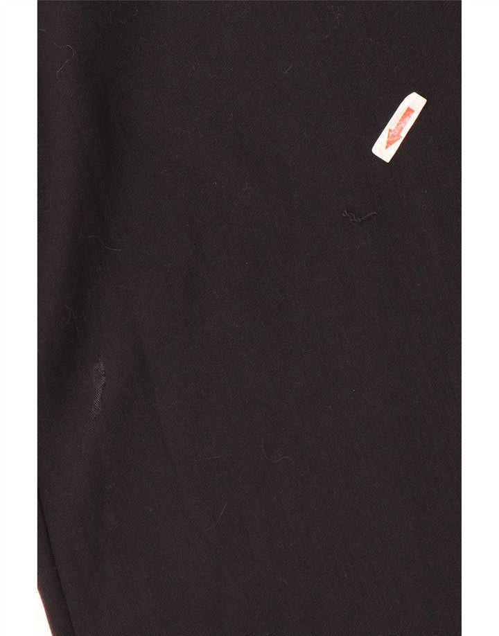 Cos Dame 3/4 ærmer Oversized Shift Kjole EU 40 Medium Sort Viscose