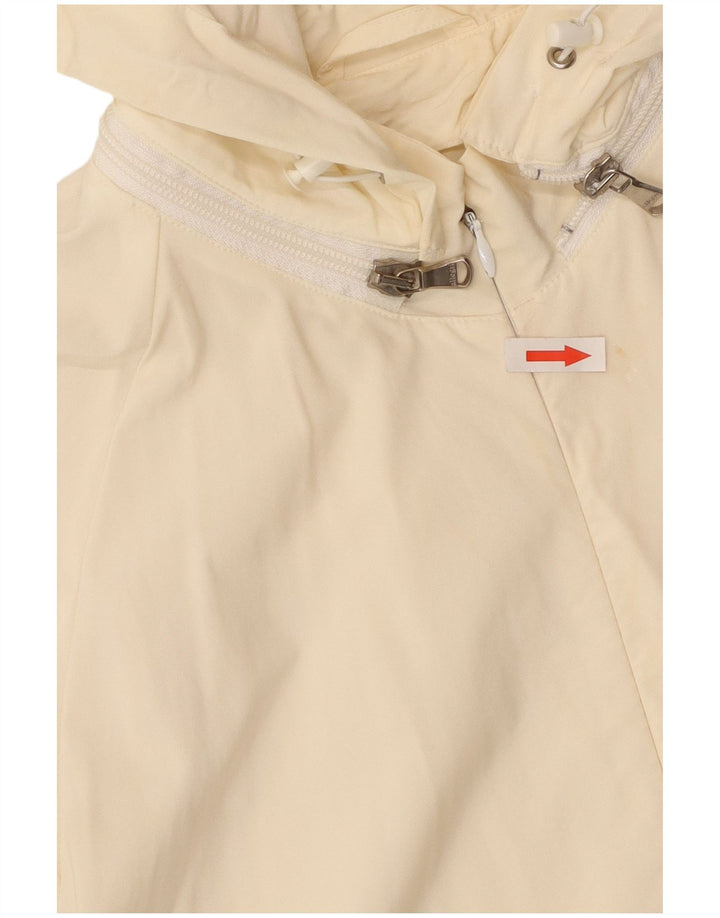 Allegri Dame Hooded Bomber Jacket UK 14 Large Off White