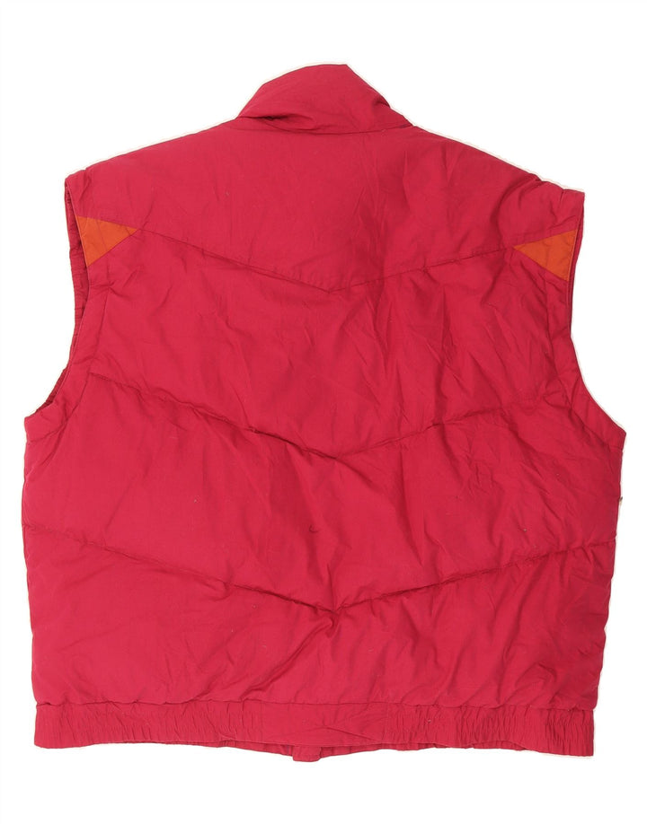 RODEO Mens Padded Gilet EU 52/54 XL Pink Vintage Rodeo and Second-Hand Rodeo from Messina Hembry 