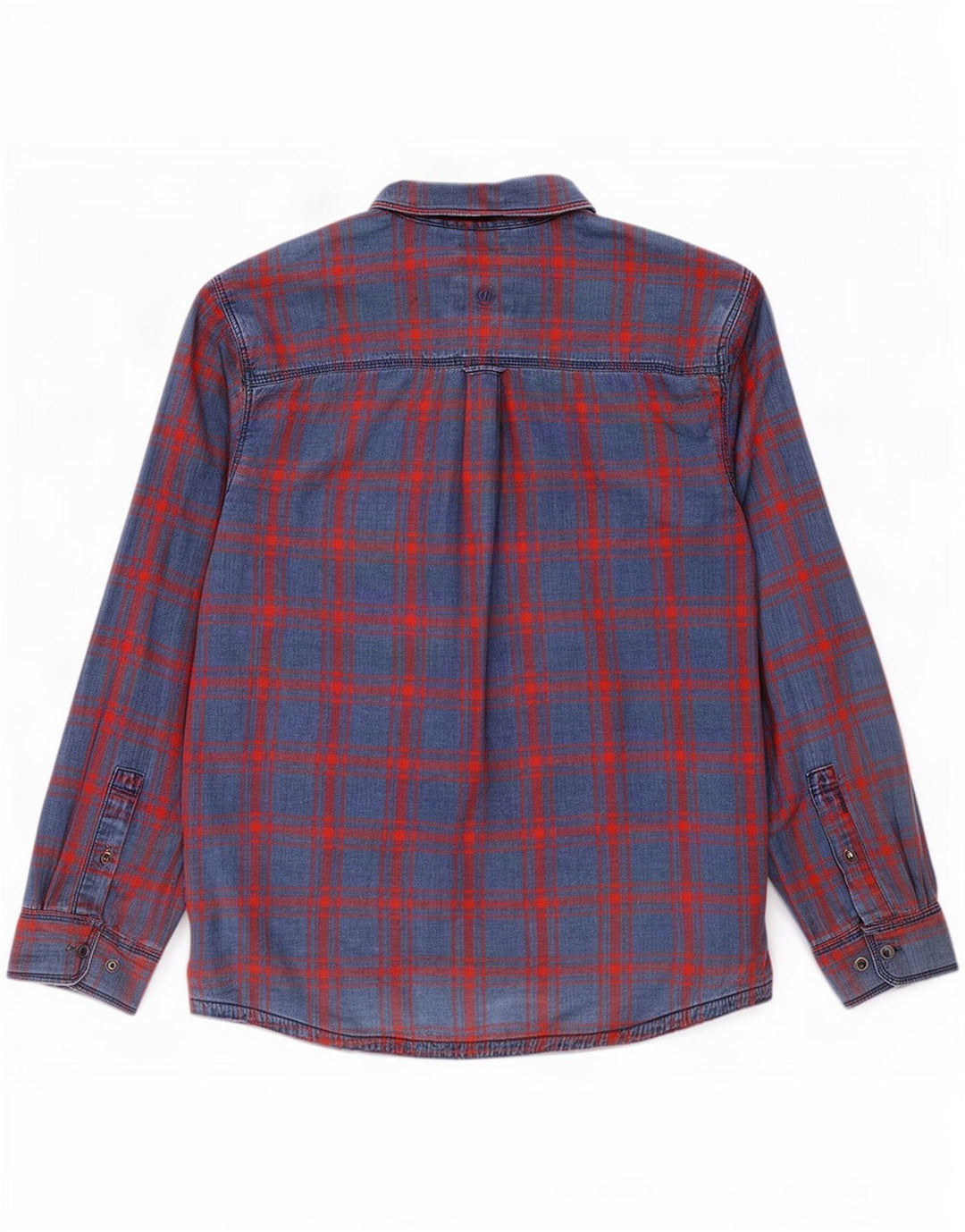 Fat Face herre indigo skjorte 2XL blå ternet bomuld
