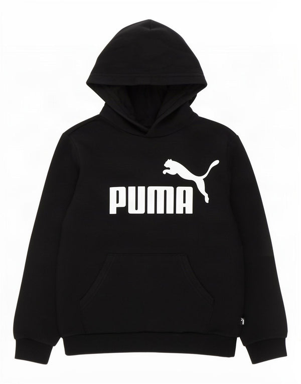 Puma drenge grafisk hættetrøje 11-12 år sort bomuld