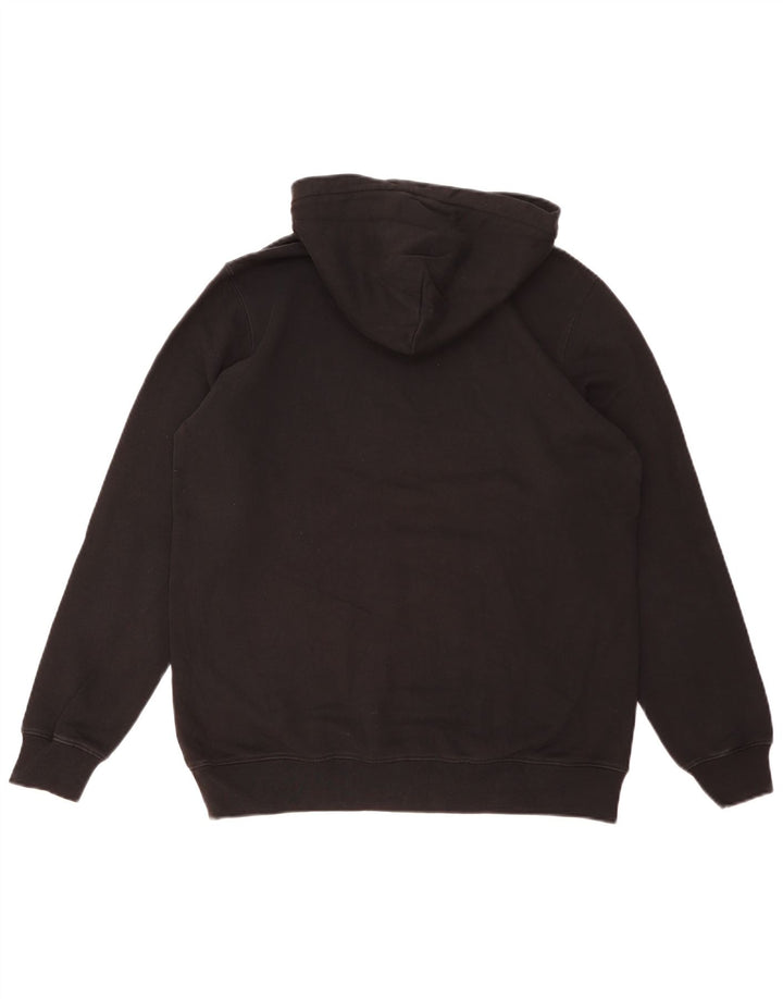 Dondup Herre Grafisk Hoodie Jumper Medium Sort Bomuld