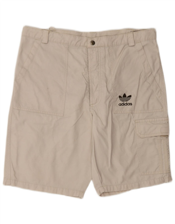 Adidas Herre Cargo Shorts Medium W32 Beige Bomuld