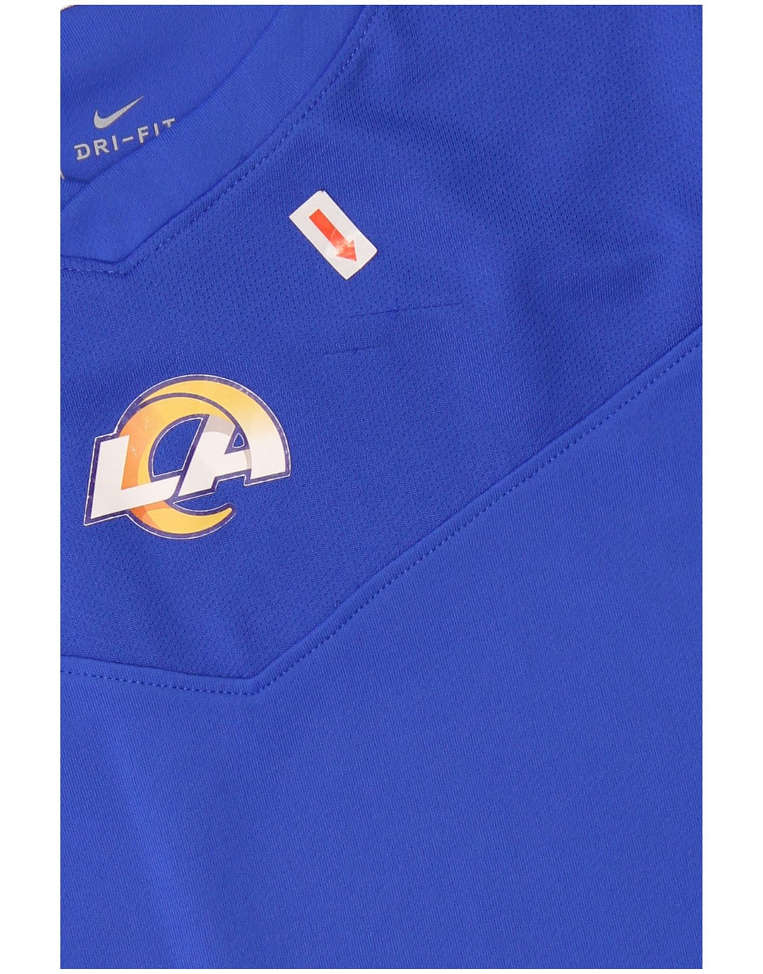 Nike Dame Los Angeles Rams Grafisk Top Langærmet UK 10 Lille Blå