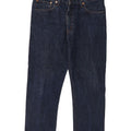 Levi's Herre 751 Cropped Straight Jeans W36 L25 Navy Blue
