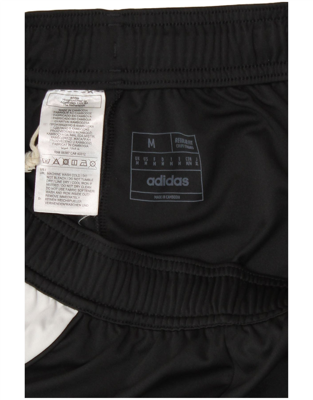 Adidas Herre Aeroready Regular Fit Sportshorts Medium Sort Colourblock