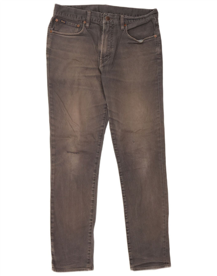 Ralph Lauren Herre Slim Jeans W32 L32 Grå Bomuld