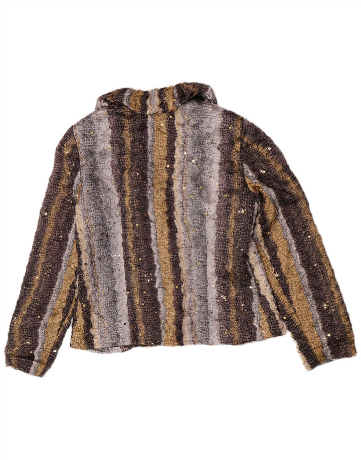Joseph Ribkoff Dame Blazer Jacket UK 16 Stor Flerfarvet Geometrisk
