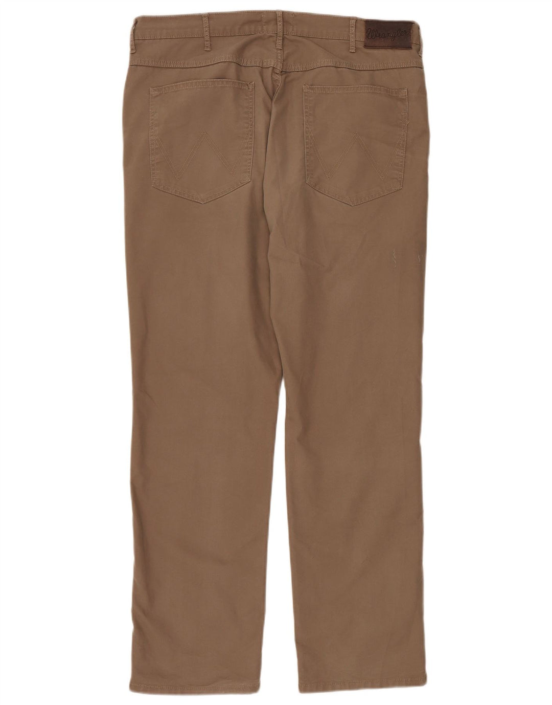 WRANGLER Herre Arizona Straight Chino Bukser W36 L30 Brun Bomuld