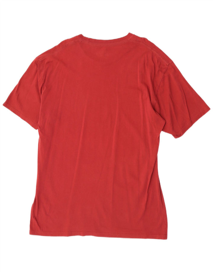Vans Herre Classic Fit T-Shirt Top XL Rød Bomuld