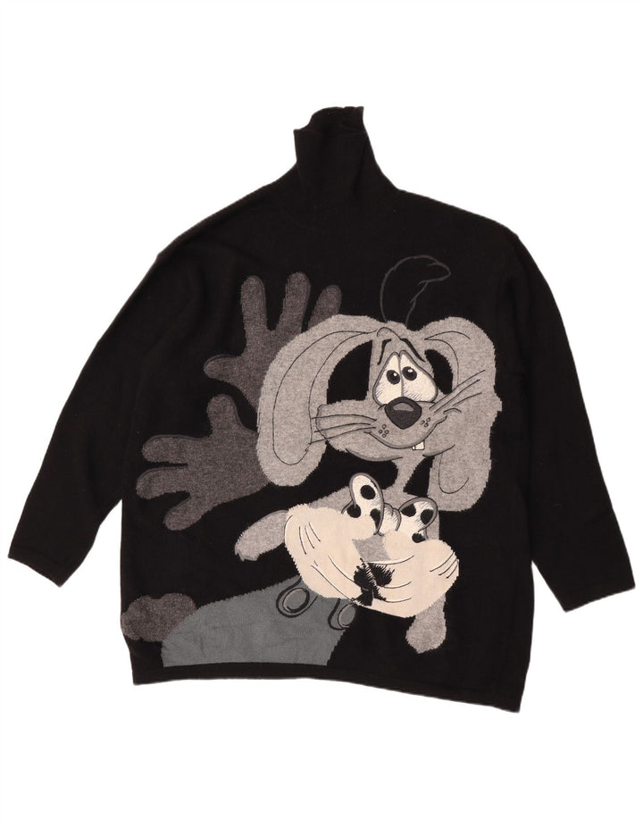 Iceberg Dame Looney Tunes rullehals sweater IT 46 Stor sort uld