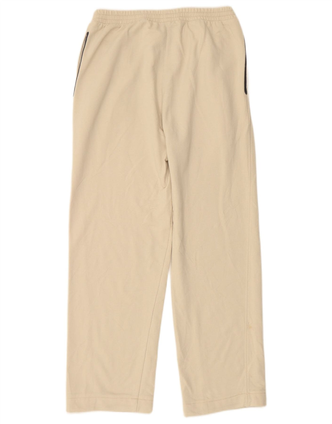 LOTTO Womens Tracksuit Trousers UK 12 Medium Beige Cotton