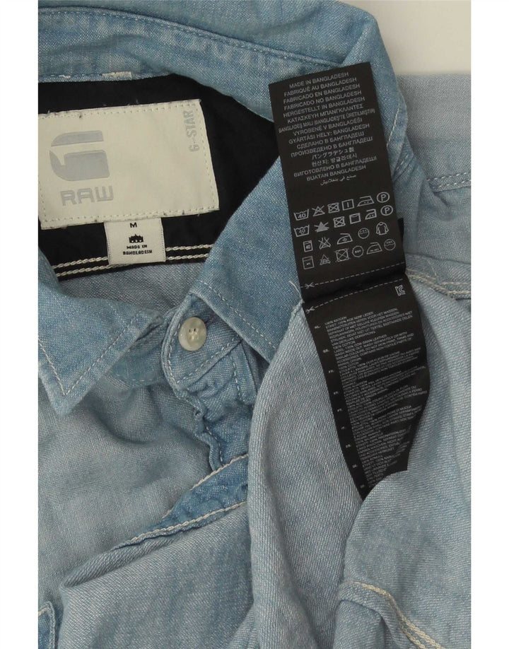 G-Star Herre Denim Shirt Medium Blue Bomuld