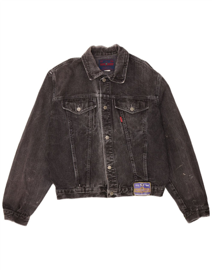 New Jeans Dame Denim Jacket UK 18 XL Sort