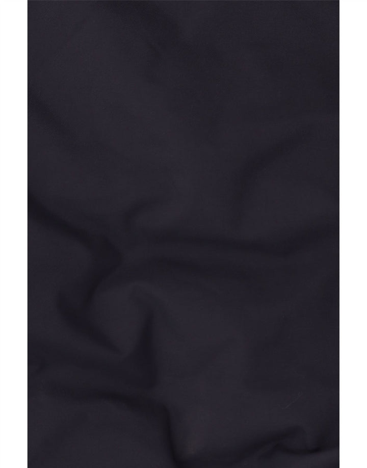 Adidas Herre Hooded Windbreaker Jacket UK 38 Medium Navy Blue Polyester