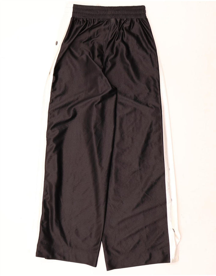 Nike træningsdragtsbukser til kvinder UK 10 Small Black Colourblock Polyester