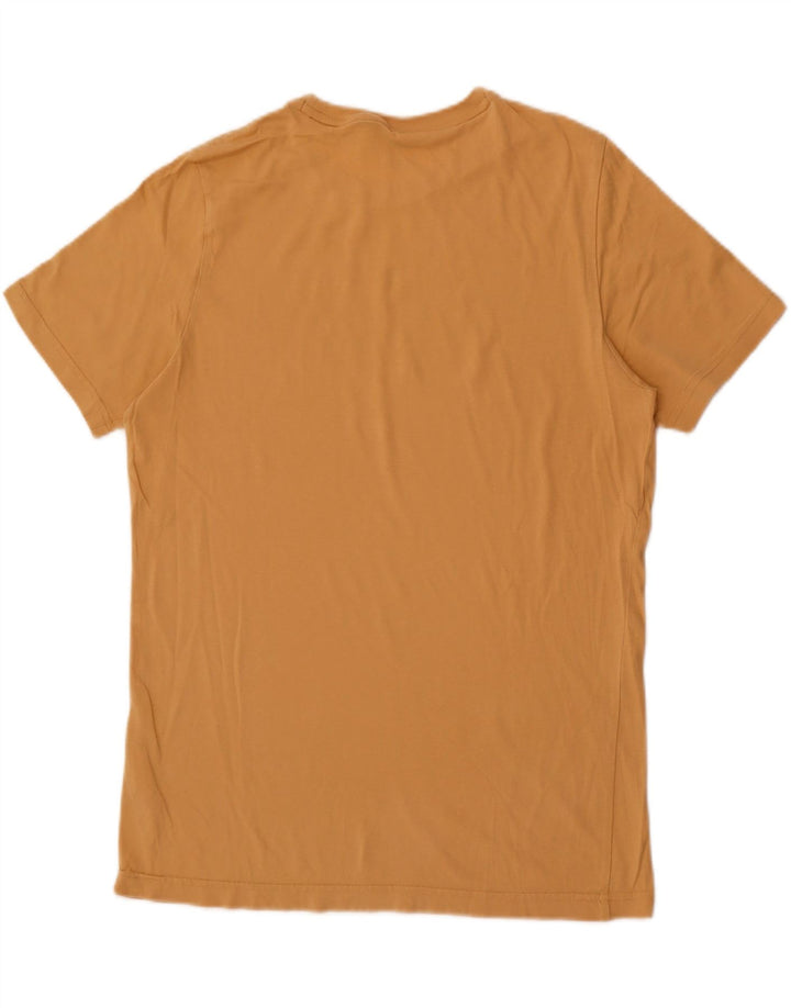 Puma Herre grafisk T-shirt Top Medium Gul Bomuld