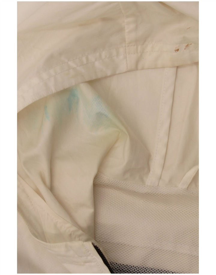 Adidas Regnjakke med hætte til mænd UK 38 Medium Sort Colourblock Polyester