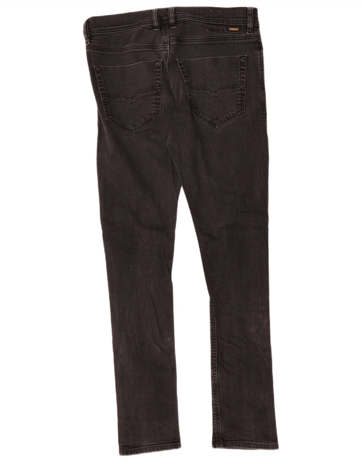 Diesel Herre Carrot Slim Jeans W30 L32 Sort Bomuld