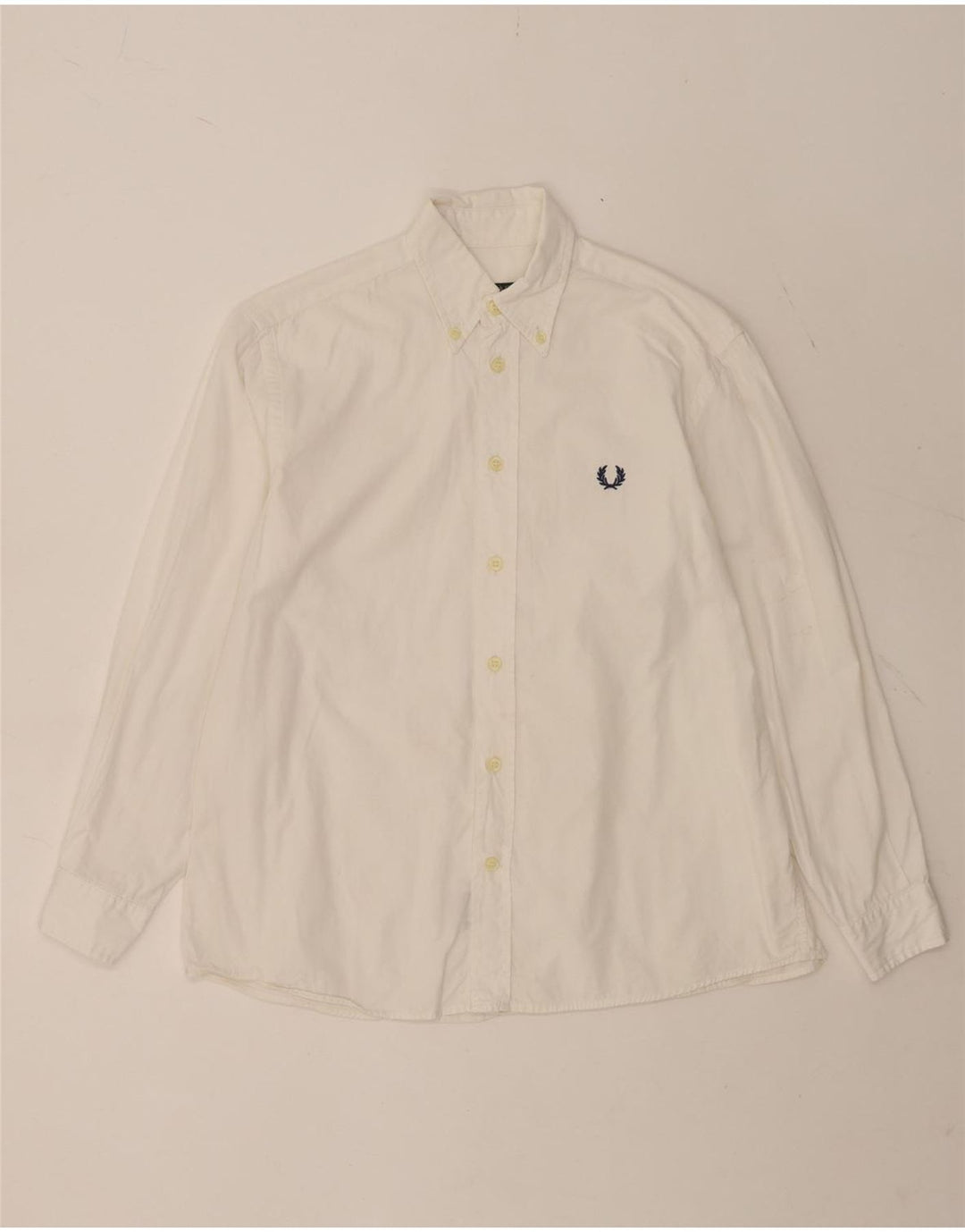 Fred Perry drengeskjorte 11-12 år hvid bomuld