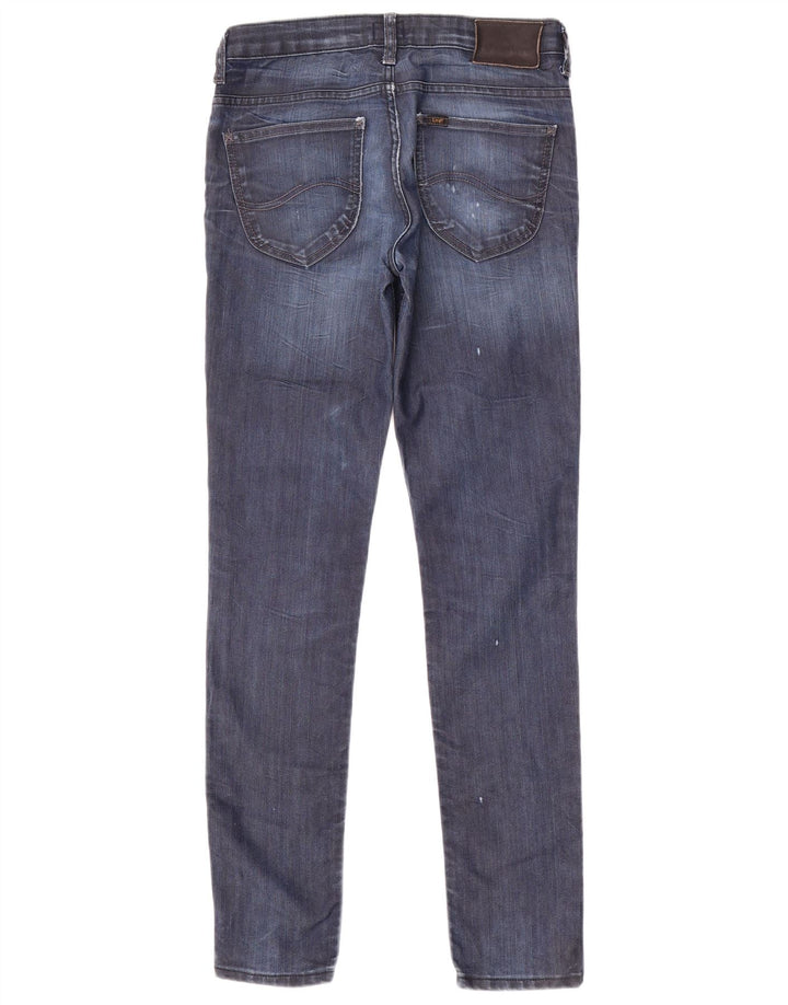 LEE Dame Scarlett Skinny Jeans W29 L33 Blå Bomuld