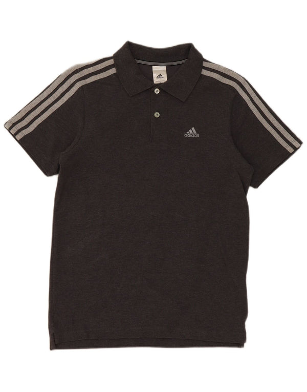 Adidas Mens Climalite Polo Shirt Small Grey Cotton