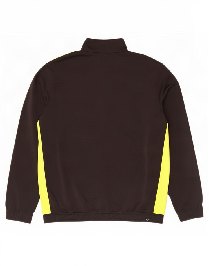 Puma Herre grafisk træningsdragt Topjakke XL Sort Colourblock Polyester