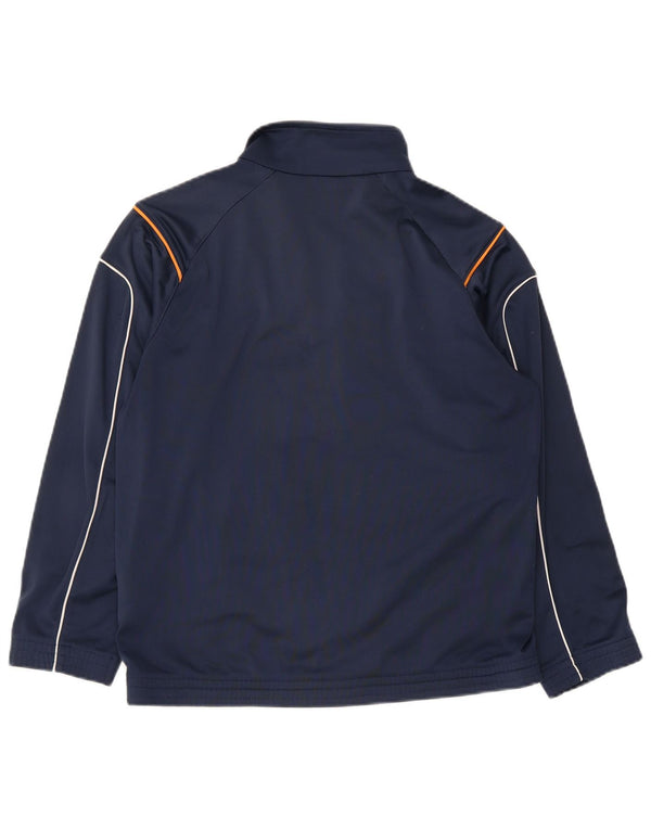 Champion Womens træningsdragt Topjakke UK 12 Medium Navy Blue Colourblock
