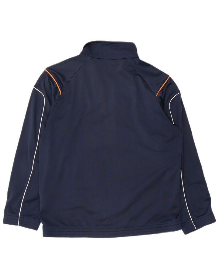 Champion Womens træningsdragt Topjakke UK 12 Medium Navy Blue Colourblock