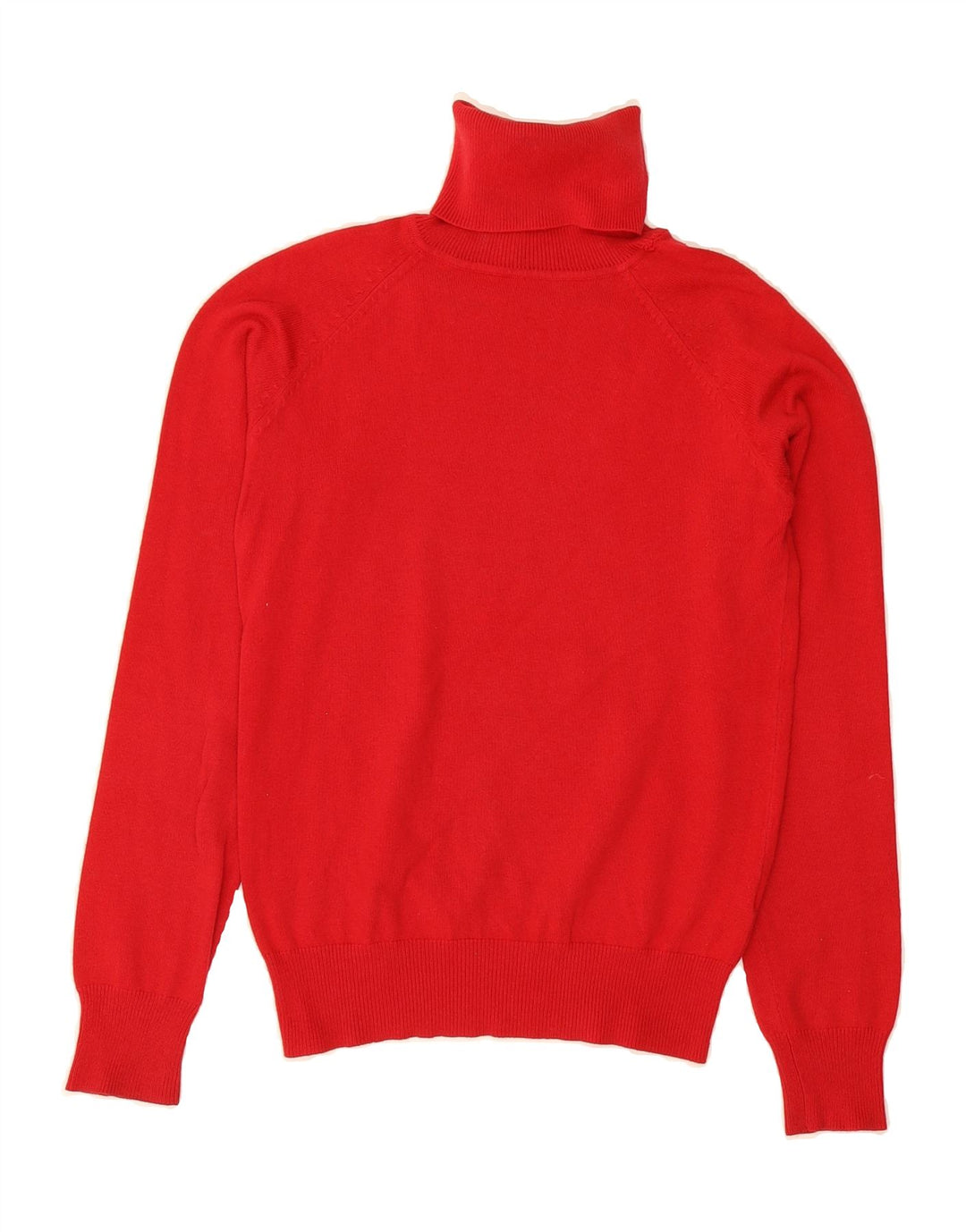ZARA Womens Roll Neck Jumper Sweater UK 8 Small Red Vintage Zara and Second-Hand Zara from Messina Hembry 