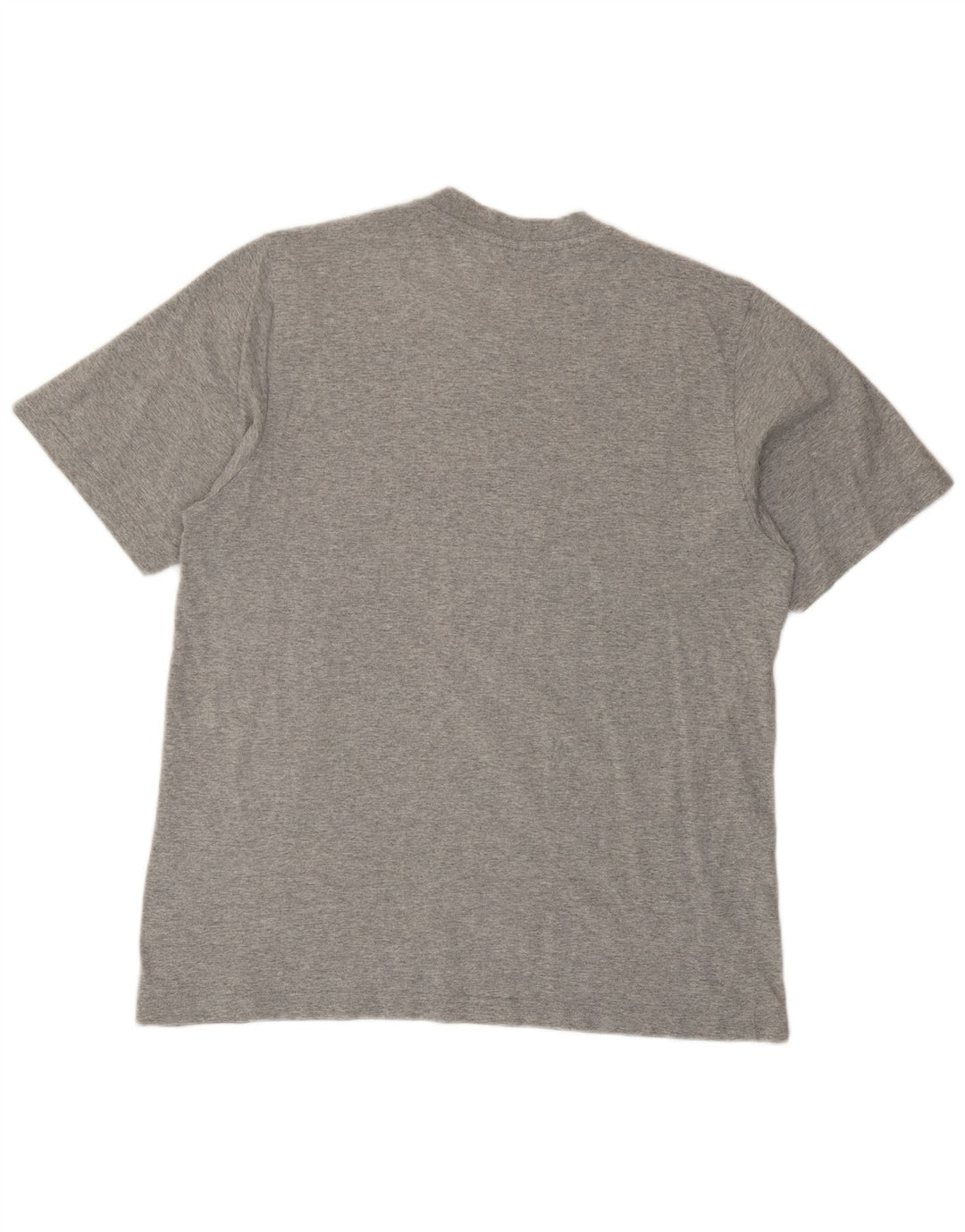 Adidas Grafisk T-shirt top til mænd, stor grå flækket bomuld