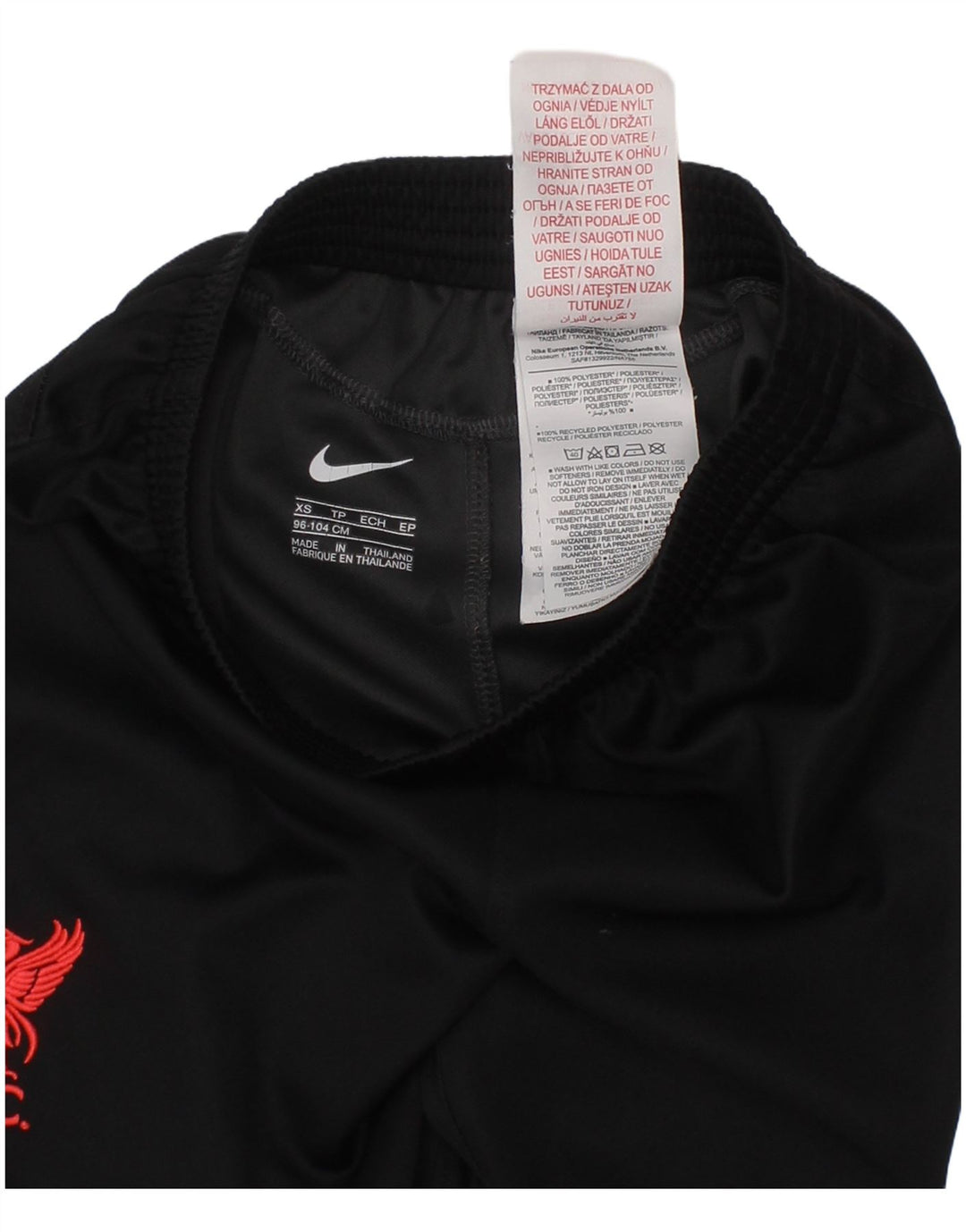 Nike Boys Liverpool sportsshorts 2-3 år XS Sort polyester