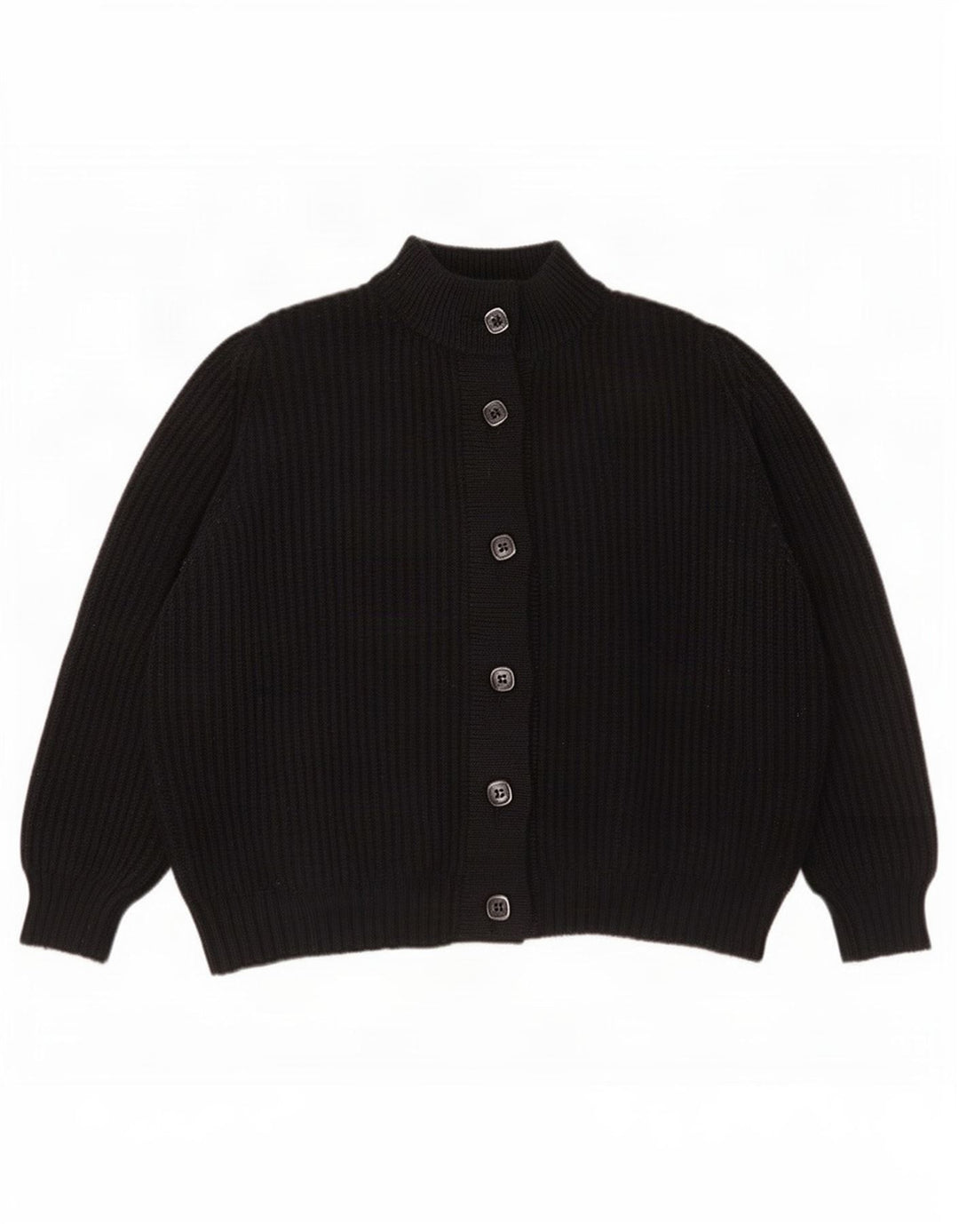 Vintage dame cardigan sweater IT 52 2XL Sort