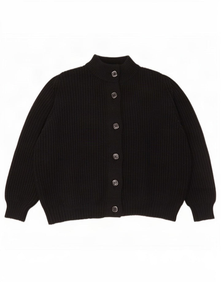 Vintage dame cardigan sweater IT 52 2XL Sort