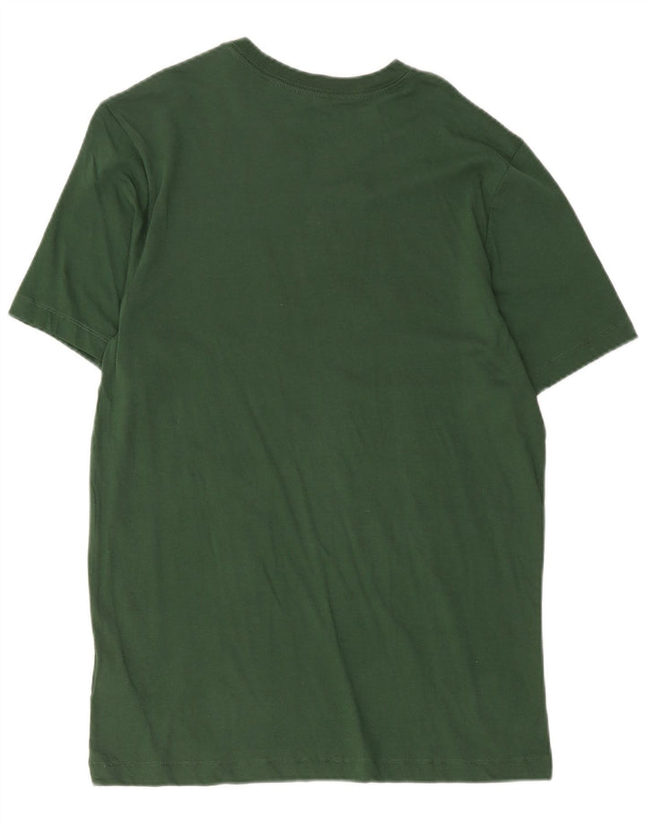 Nike Herre grafisk T-shirt top mellemgrøn bomuld
