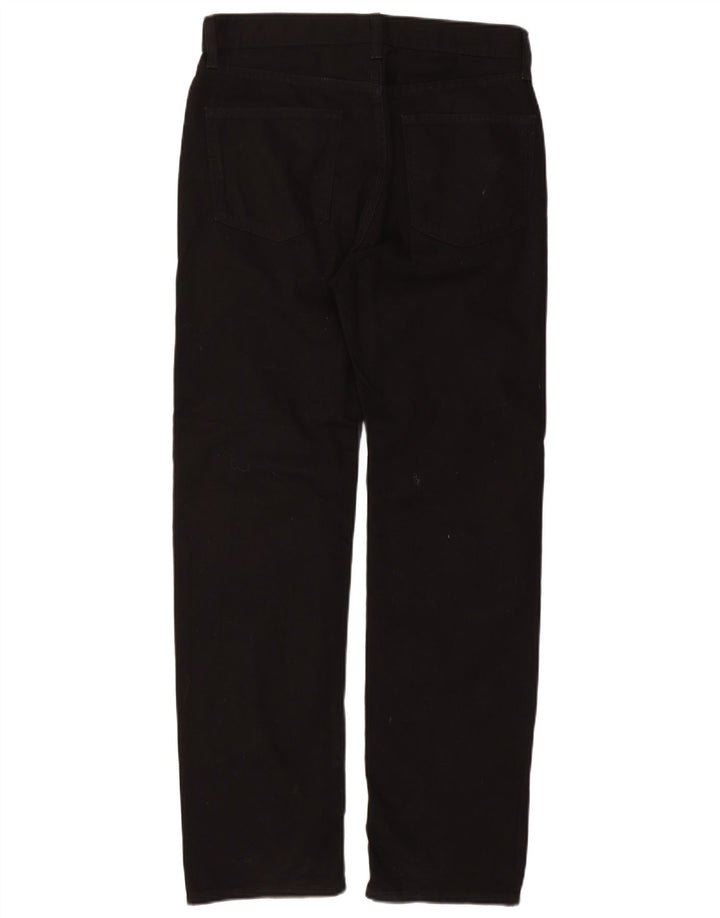 Marks & Spencer Herre Regular Fit Straight Jeans W32 L31 Sort Bomuld