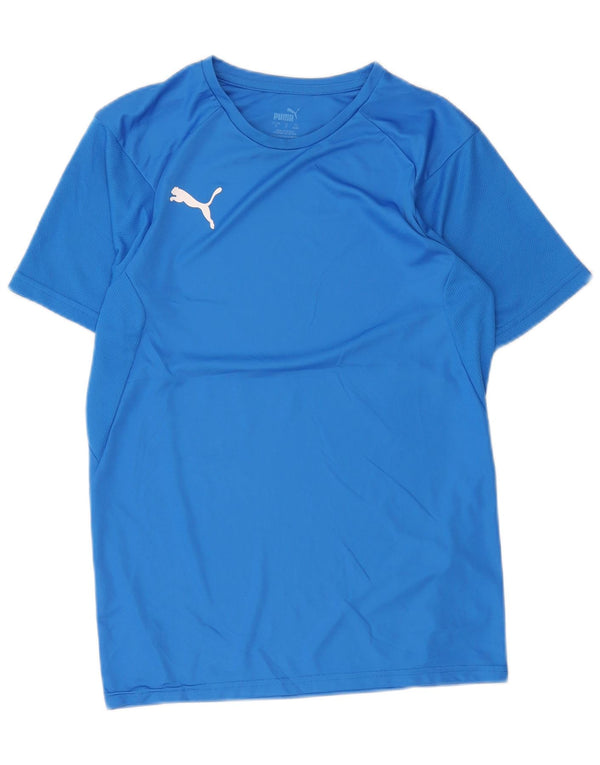 Puma Herre T-Shirt Top Lille Blå