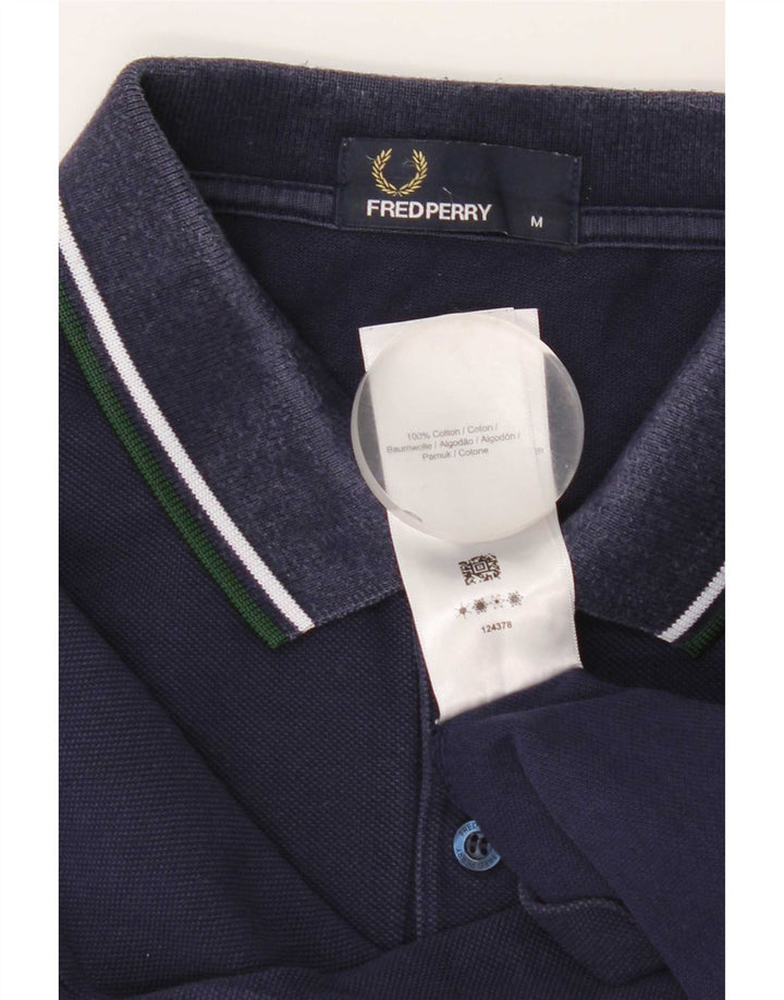 Fred Perry Herre poloshirt Medium marineblå bomuld
