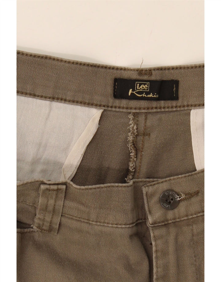 LEE Womens Khakis Tapered Casual Trousers W32 L28 Beige Vintage Lee and Second-Hand Lee from Messina Hembry 
