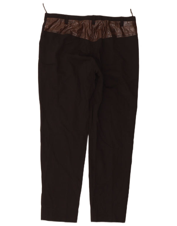 Prada Dame Højtalje Slim Suit Bukser IT 46 Large W34 L28 Brun