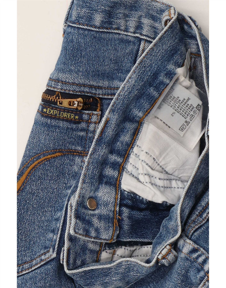 Explorer Dame Straight Jeans W26 L30 Blå Bomuld