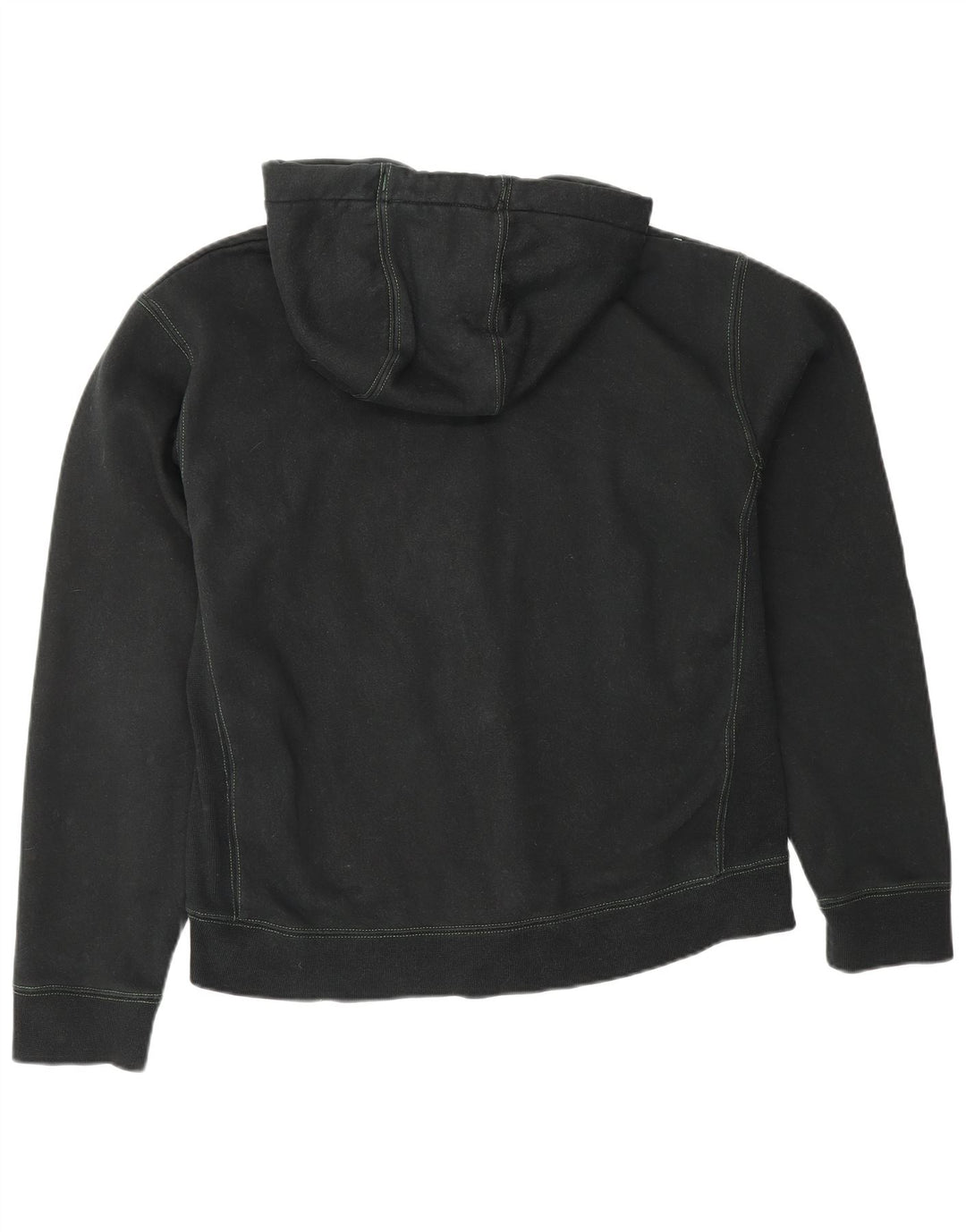 RUSSELL ATHLETIC Herre grafisk hættetrøje med lynlås mellem sort