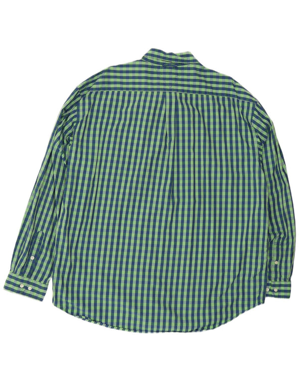 Tommy Hilfiger Herreskjorte 2XL Grøn Gingham Bomuld